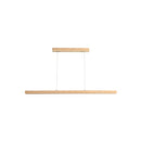 Ash Wood Tri Colour Led Linear Pendant