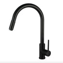 Kitchen Sink Mixer Tap Swivel Gooseneck Pull Out Laundry
