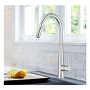 Chrome Kitchen Sink Mixer Tap Round Pull Out Tap Laundry Sink Faucets