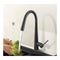 Black Kitchen Sink Mixer Tap Round Pull Out Tap Laundry Sink Faucets