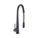 Black Kitchen Sink Mixer Tap Round Pull Out Tap Laundry Sink Faucets