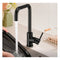 Goonseneck Kitchen Mixer Tap Swivel Spout Laundry Sink Faucets Black