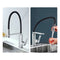 Swivel Flexible Spout Kitchen Mixer Tap Gooseneck Pull Down Spray