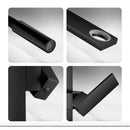 Swivel Flexible Black Kitchen Mixer Tap Gooseneck Pull Down Faucet