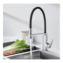 Swivel Flexible Spout Kitchen Mixer Tap Gooseneck Pull Down Spray