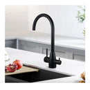 3 Ways Purified Water Kitchen Mixer Tap Kitchen Faucet Black