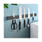 Knife Holder Magnetic Wall Tools Utensil Rack Black Stainless Steel