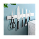 Knife Holder Magnetic Wall Tools Utensil Rack Chrome Stainless Steel