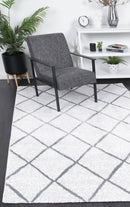 Silver Drift Silver Contemporary Rug