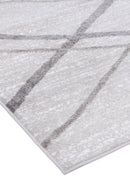 Sage Drift Silver Lattice Contemporary Rug