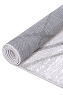 Sage Drift Silver Lattice Contemporary Rug
