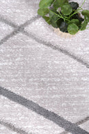 Sage Drift Silver Lattice Contemporary Rug