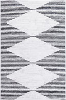 Zephyr Drift Charcoal Diamond Contemporary Rug