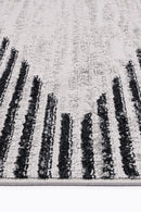 Zephyr Drift Charcoal Diamond Contemporary Rug