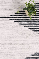 Zephyr Drift Charcoal Diamond Contemporary Rug