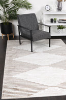 Amber Echo Diamond Contemporary Rug