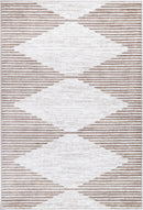 Amber Echo Diamond Contemporary Rug