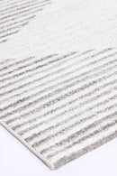 Winter Drift Silver Diamond Contemporary Rug
