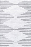 Winter Drift Silver Diamond Contemporary Rug