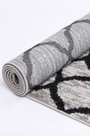 Sunset Drift Charcoal Contemporary Rug