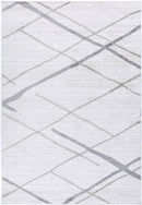 Sage Drift Silver Lattice Contemporary Rug