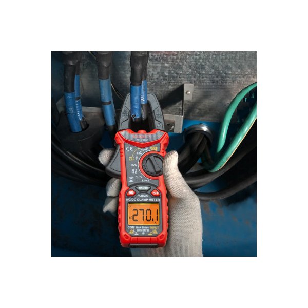 Ht206D Digital Clamp Meter T Rms 6000 Counts Multimeter Voltage Tester