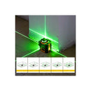 Green Laser Level 3 X 360 Rotary Self Leveling With 2 Batteries