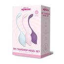 Bodywand Squeeze 3Pc Teardrop Kegel Weighted Kegel Set 3 Piece Kit