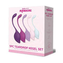 Bodywand Squeeze 5Pc Teardrop Kegel Weighted Kegel Set 5 Piece Kit