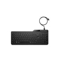 HP 405 Multi Device Backlit Wired Keyboard Removable Usb C Cable