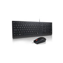 Lenovo Universal Wired Usb Keyboard Mouse Combo Adjustable Tilt Leg