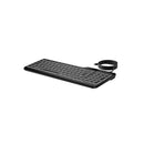 HP 405 Multi Device Backlit Wired Keyboard Removable Usb C Cable