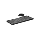 HP 405 Multi Device Backlit Wired Keyboard Removable Usb C Cable