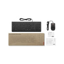 Lenovo Universal Wired Usb Keyboard Mouse Combo Adjustable Tilt Leg