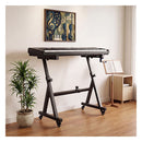 Keyboard Stand Adjustable With Fits 49 54 61 88 Keys Pianos Black