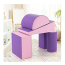 Kid Crawl Climb Foam Shapes Playset For Toddler Purple
