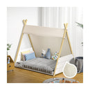 Kids Bed Frame Single Size Bed Wooden Timber Mattress Platform