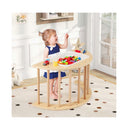 Kids Climbing Arch Playset Indoor Wooden Climbing Toy Rocker Chair