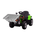 Kids Electric Ride On Car Tractor Digger Loader Grey