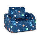3 In 1 Kids Flip Out Sofa Chair For Reading And Playing