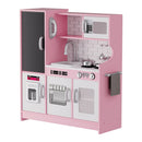 Kids Kitchen Set Wooden Pretend Play Cooking Toy