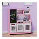 Kids Kitchen Set Wooden Pretend Play Cooking Toy