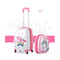 Kids Hard Shell Unicorn Luggage Backpack Set for Travel