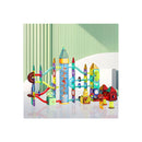 Kids Magnetic Tiles Blocks Dinosaur 185Pcs