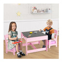 3 In 1 Kids Multi Activity Table And 2 Chairs Set For Toddlers