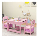 3 In 1 Kids Multi Activity Table And 2 Chairs Set For Toddlers