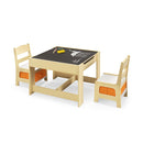 3 In 1 Kids Multi Activity Table And 2 Chairs Set For Toddlers