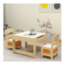 3 In 1 Kids Multi Activity Table And 2 Chairs Set For Toddlers