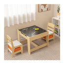 3 In 1 Kids Multi Activity Table And 2 Chairs Set For Toddlers