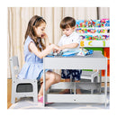 3 In 1 Kids Multi Activity Table And 2 Chairs Set For Toddlers
